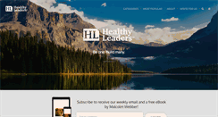 Desktop Screenshot of healthyleaders.com